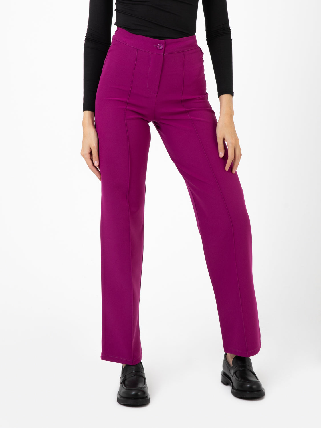 Pantaloni azalea con cucitura frontale