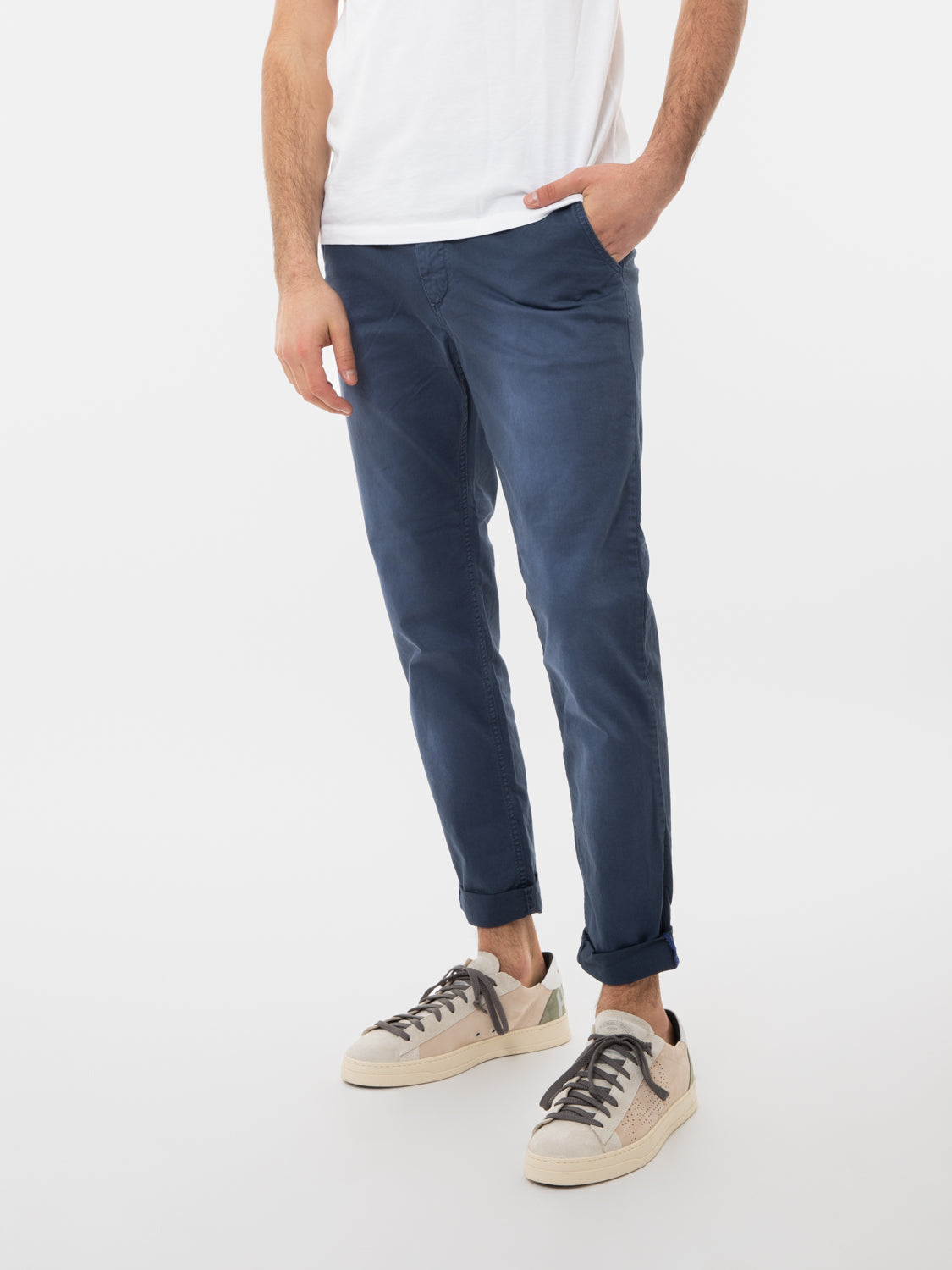 Pantaloni Mirtos blue