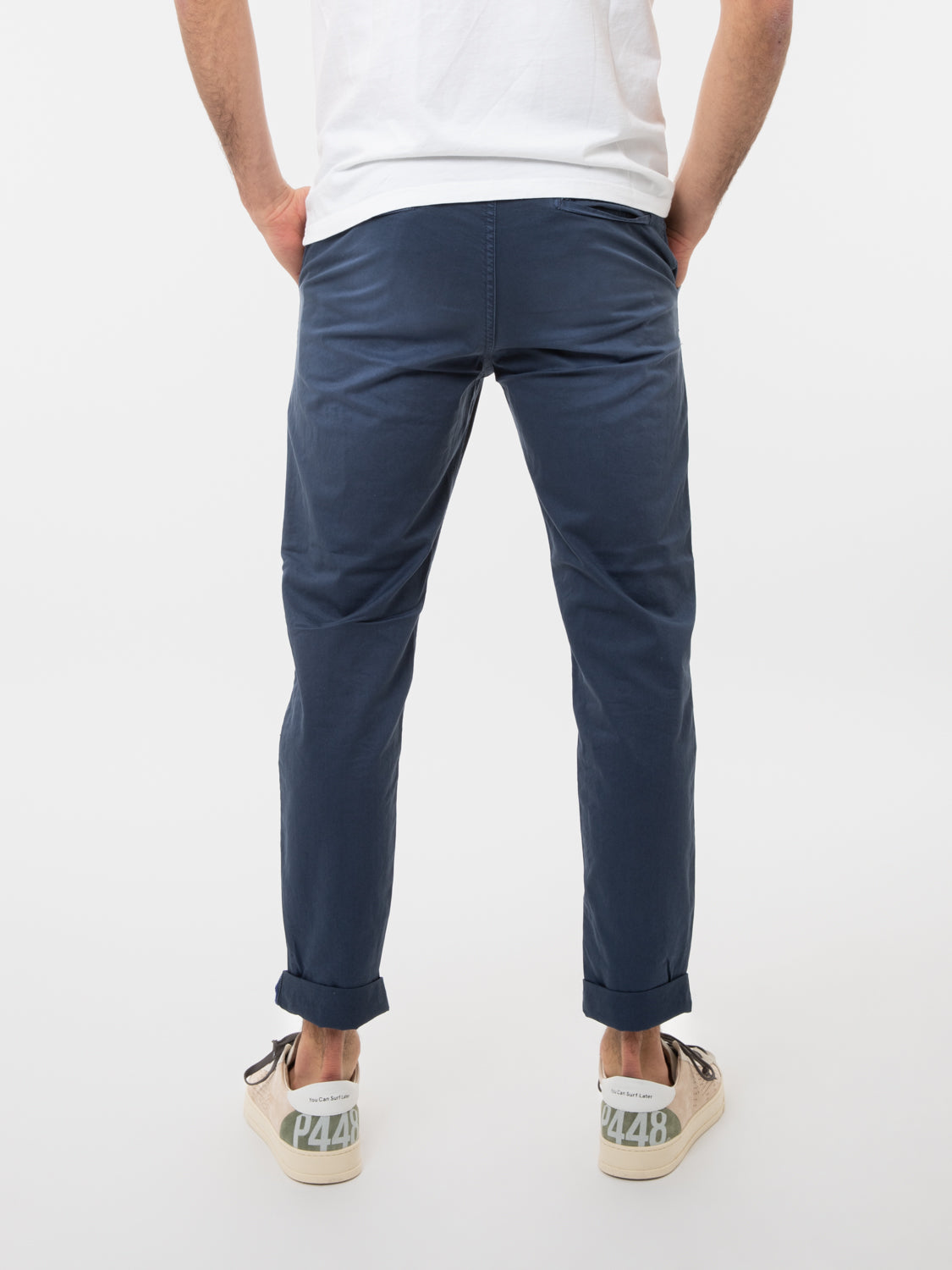 Pantaloni Mirtos blue