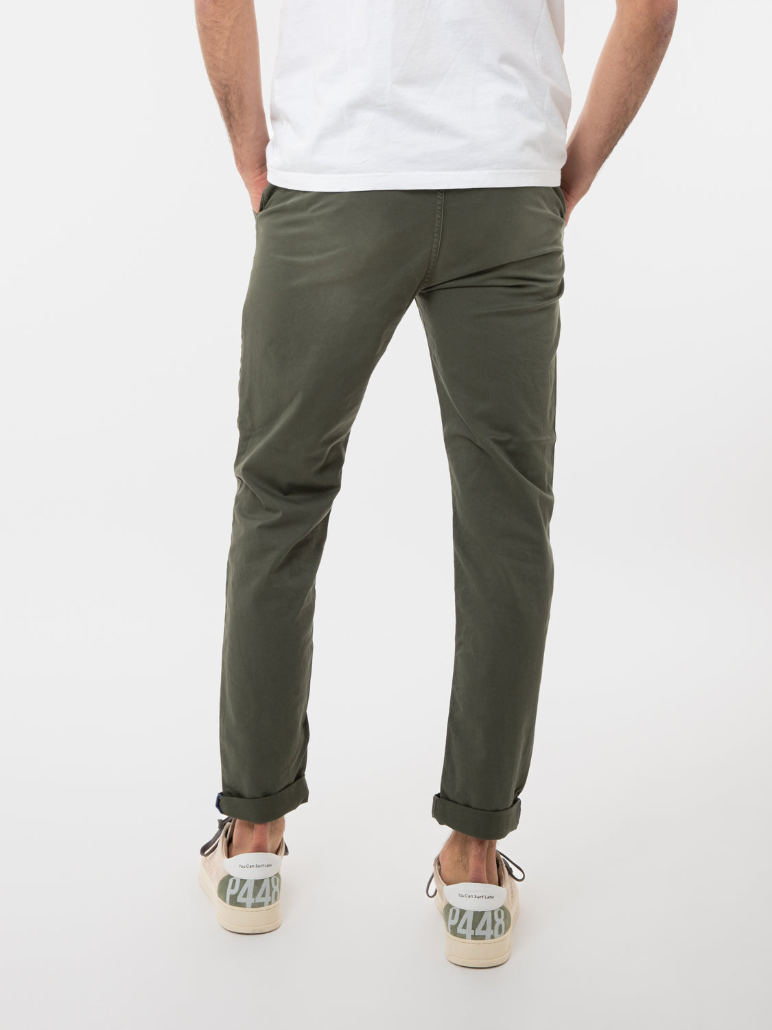Pantaloni Mirtos verde nuovo
