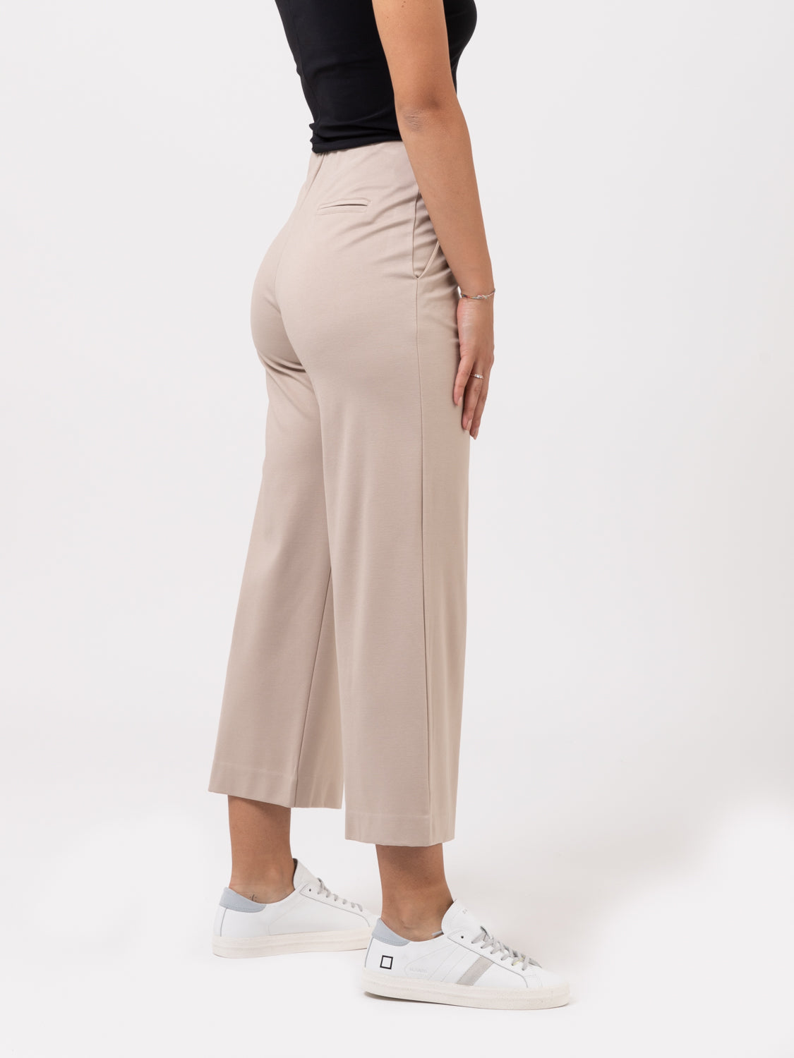 Pantaloni morbidi sand misto viscosa