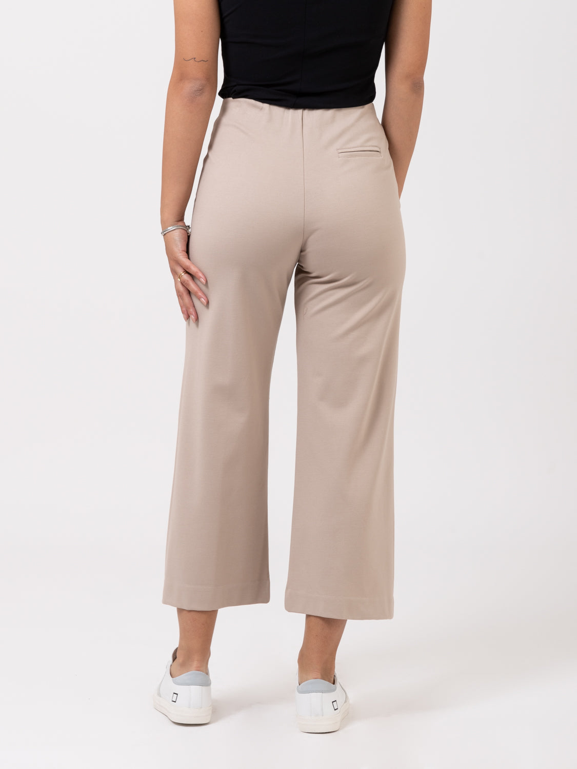 Pantaloni morbidi sand misto viscosa