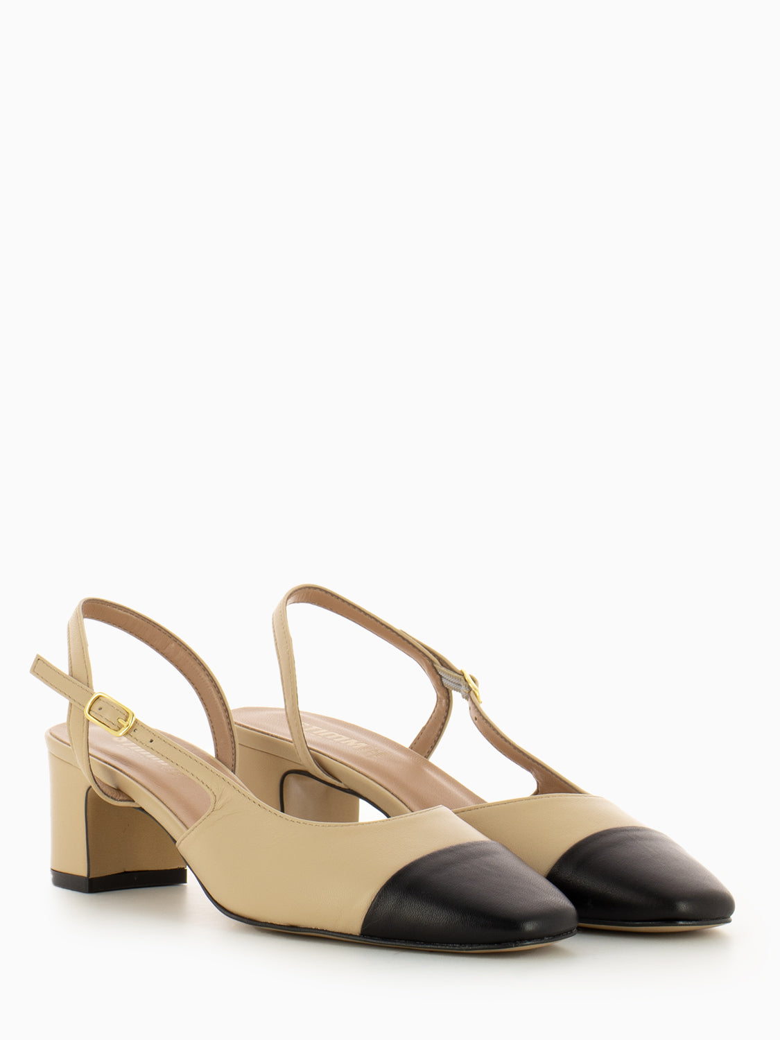 Black nappa sandals / hood