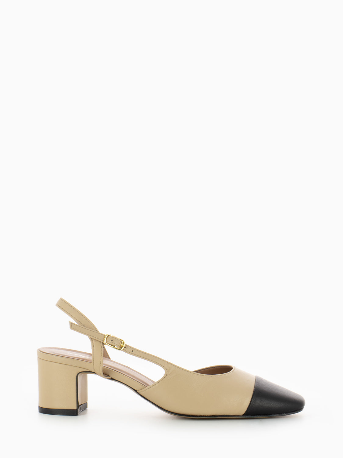 Black nappa sandals / hood