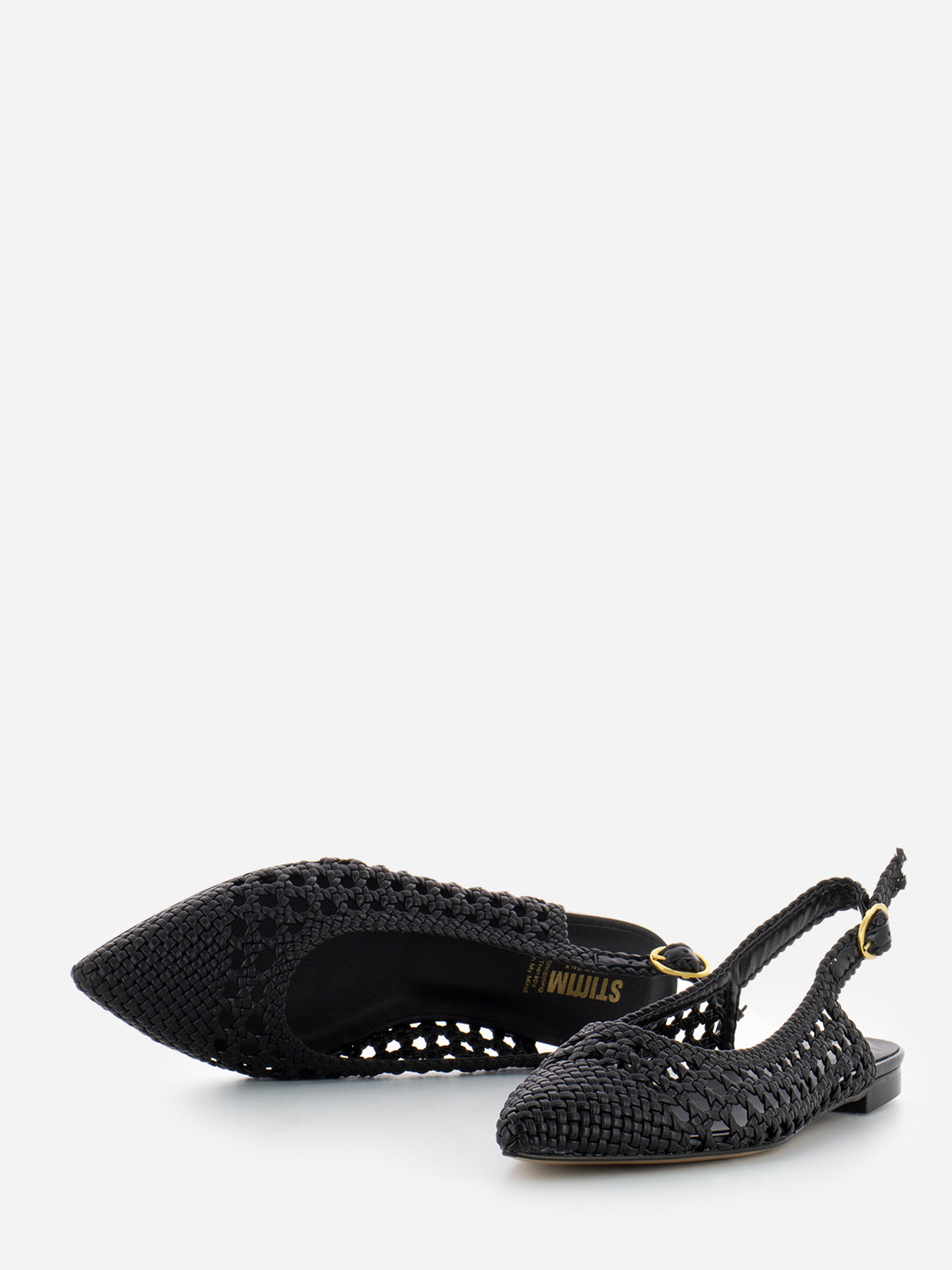 Black Braid Sandals