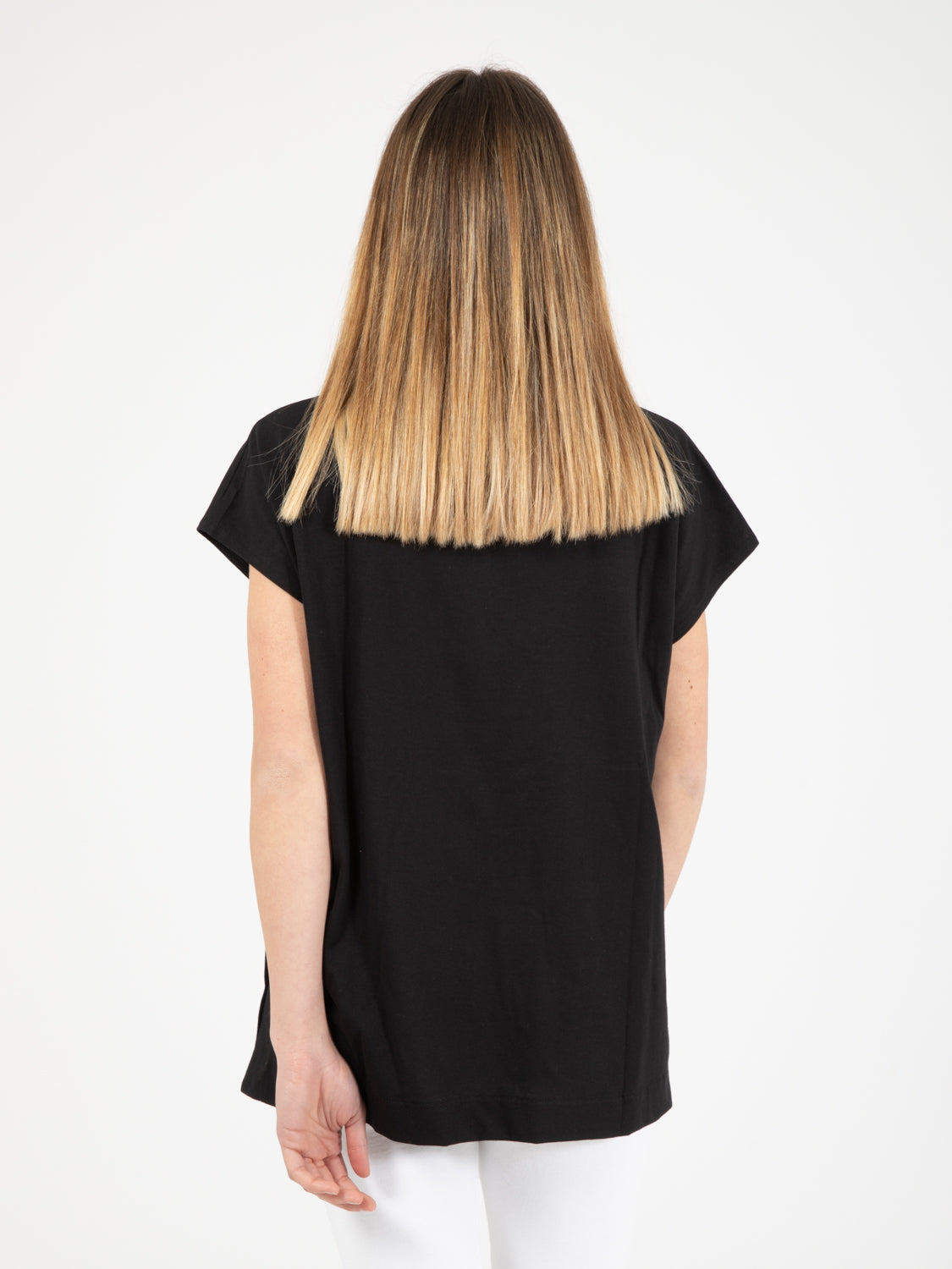Long T-Shirt with black slits