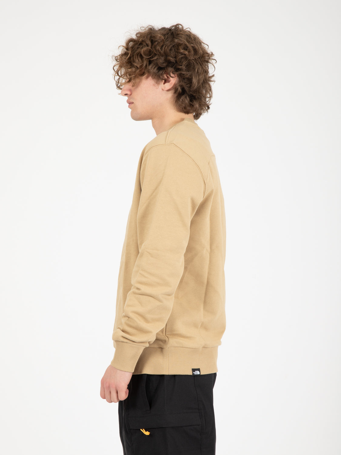 Sweatshirt summer logo crew khaki stone