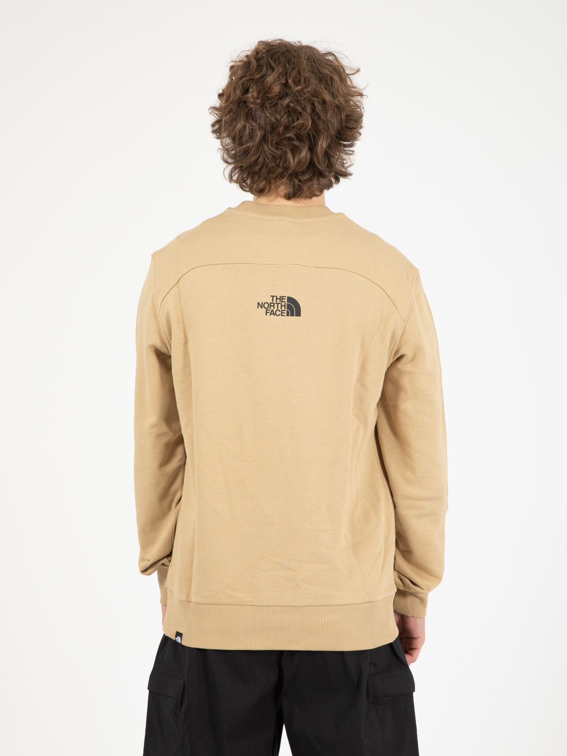 Sweatshirt summer logo crew khaki stone