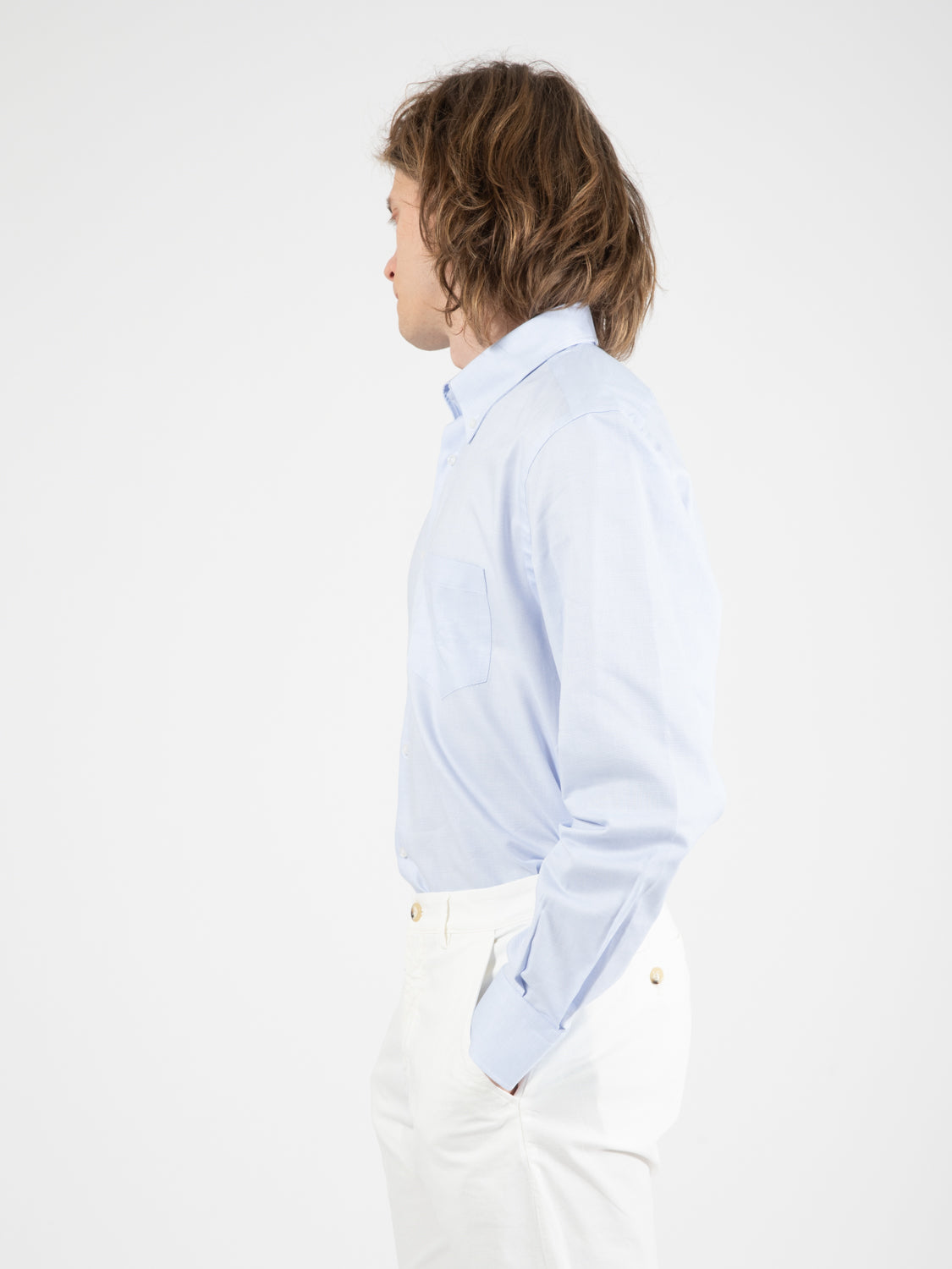 Camicia button-down azzurro