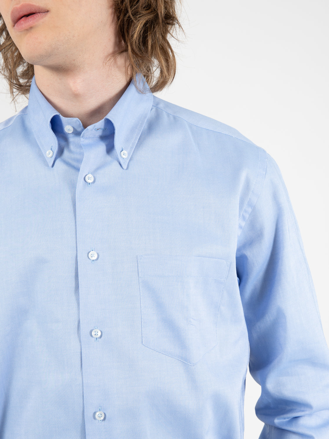 Camicia Oxford azzurro