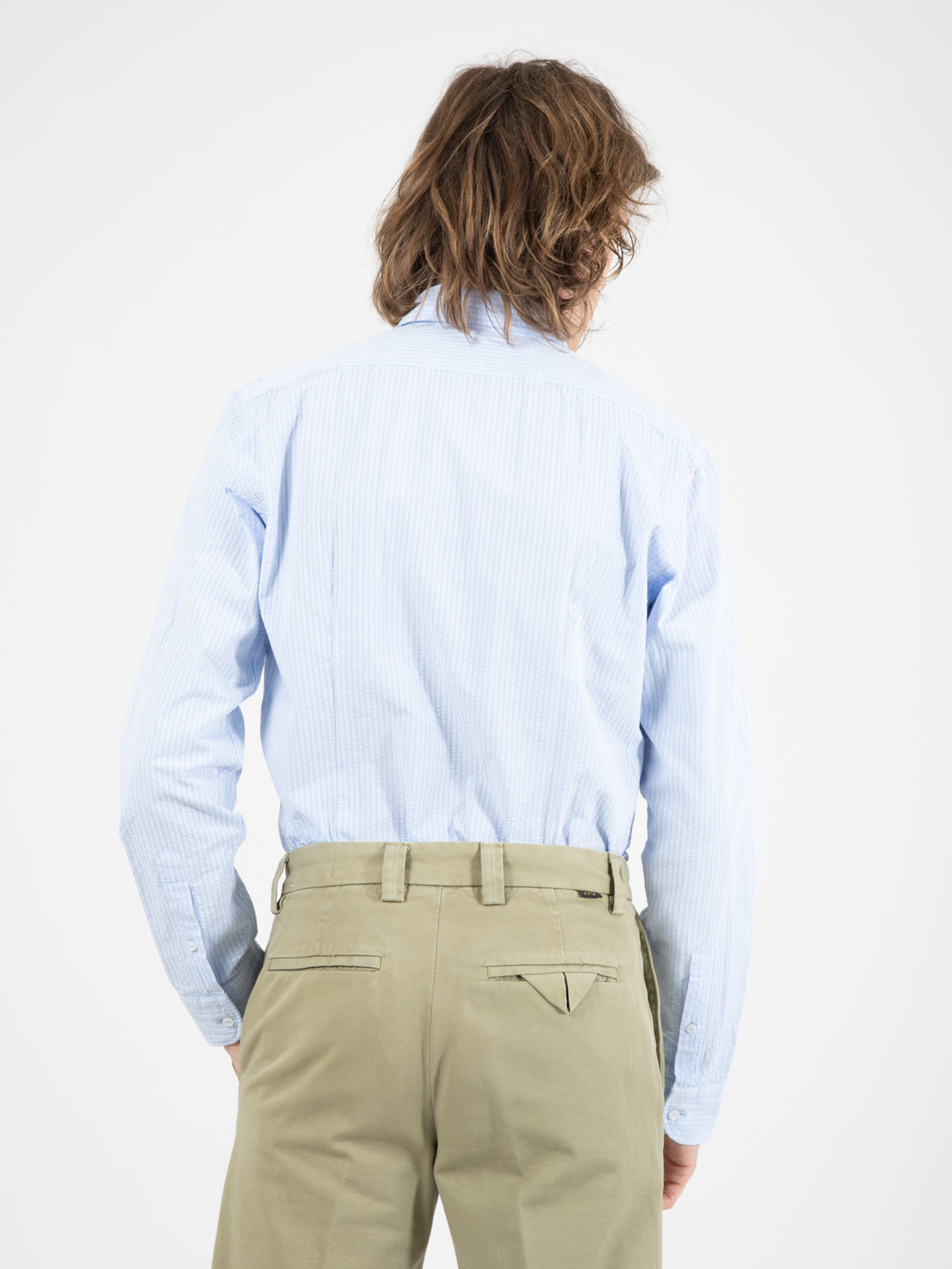Camicia Seersucker azzurro