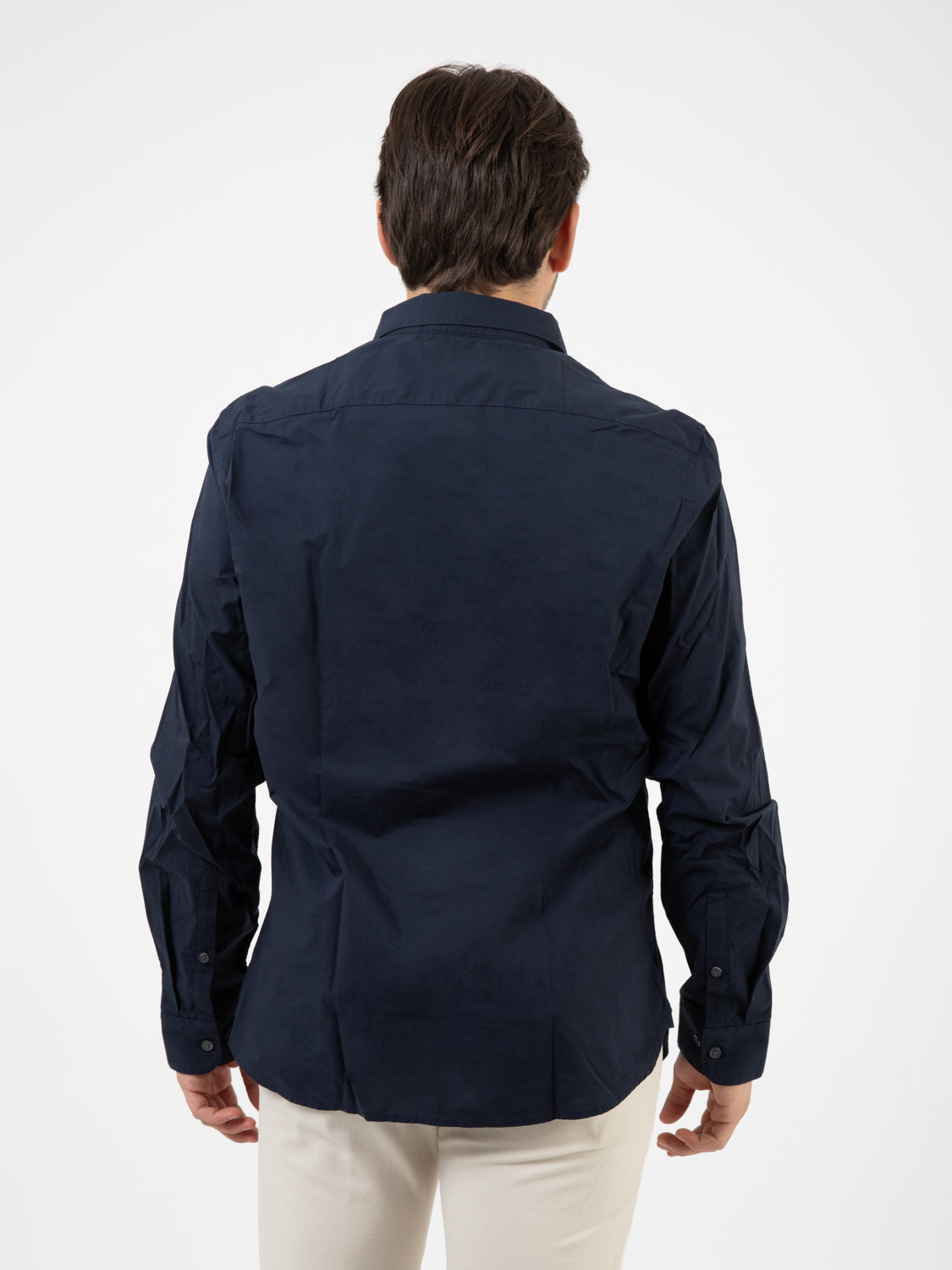 Eastham River Fitted Shirt dark sapphire