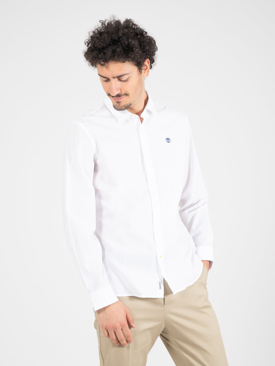 Fitted shirt Eastham River white