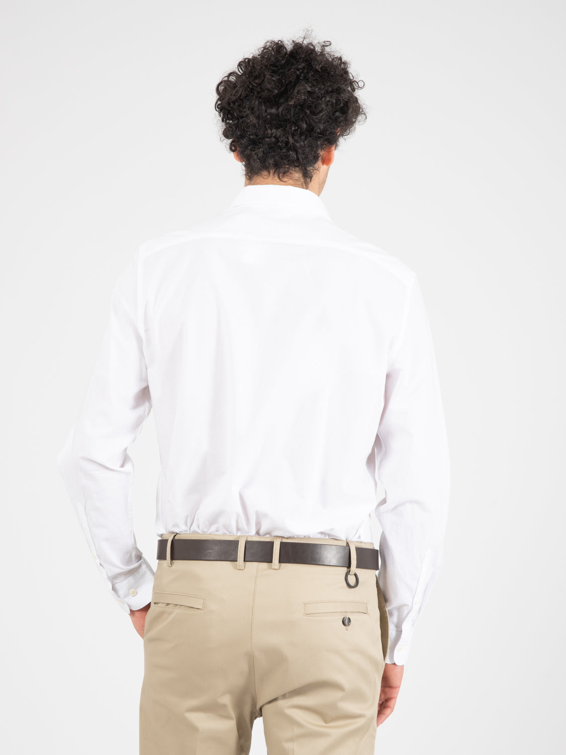 Fitted shirt Eastham River white