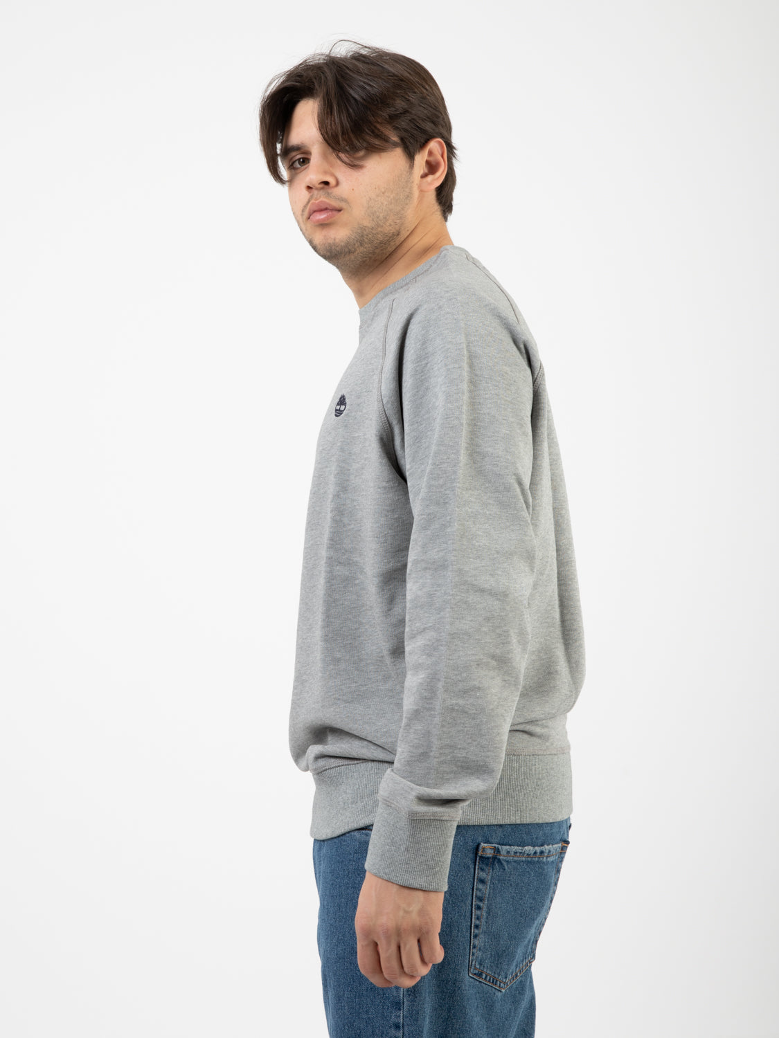 Exeter River Crew gray heather sweatshirt