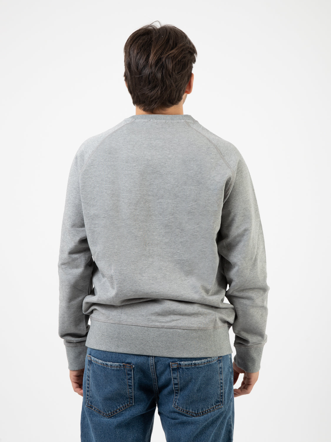 Exeter River Crew gray heather sweatshirt
