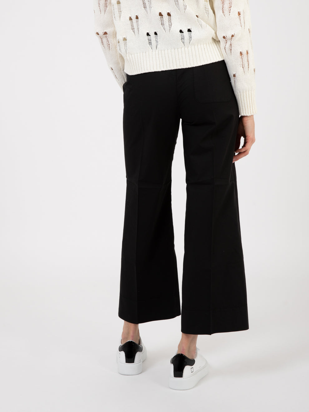 Pantaloni Penny in tela supima black