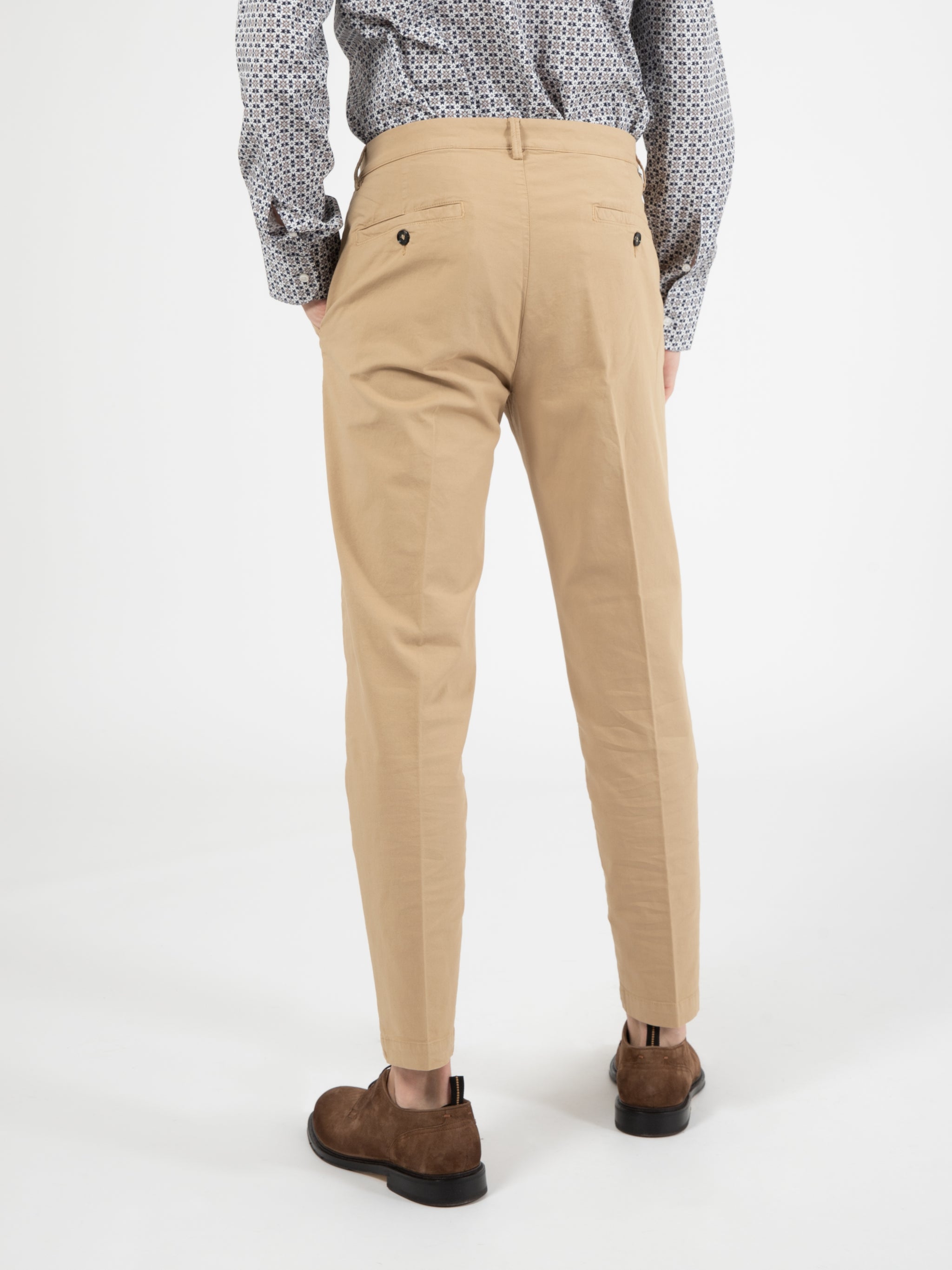 Pantaloni Riccardo canvas sabbia