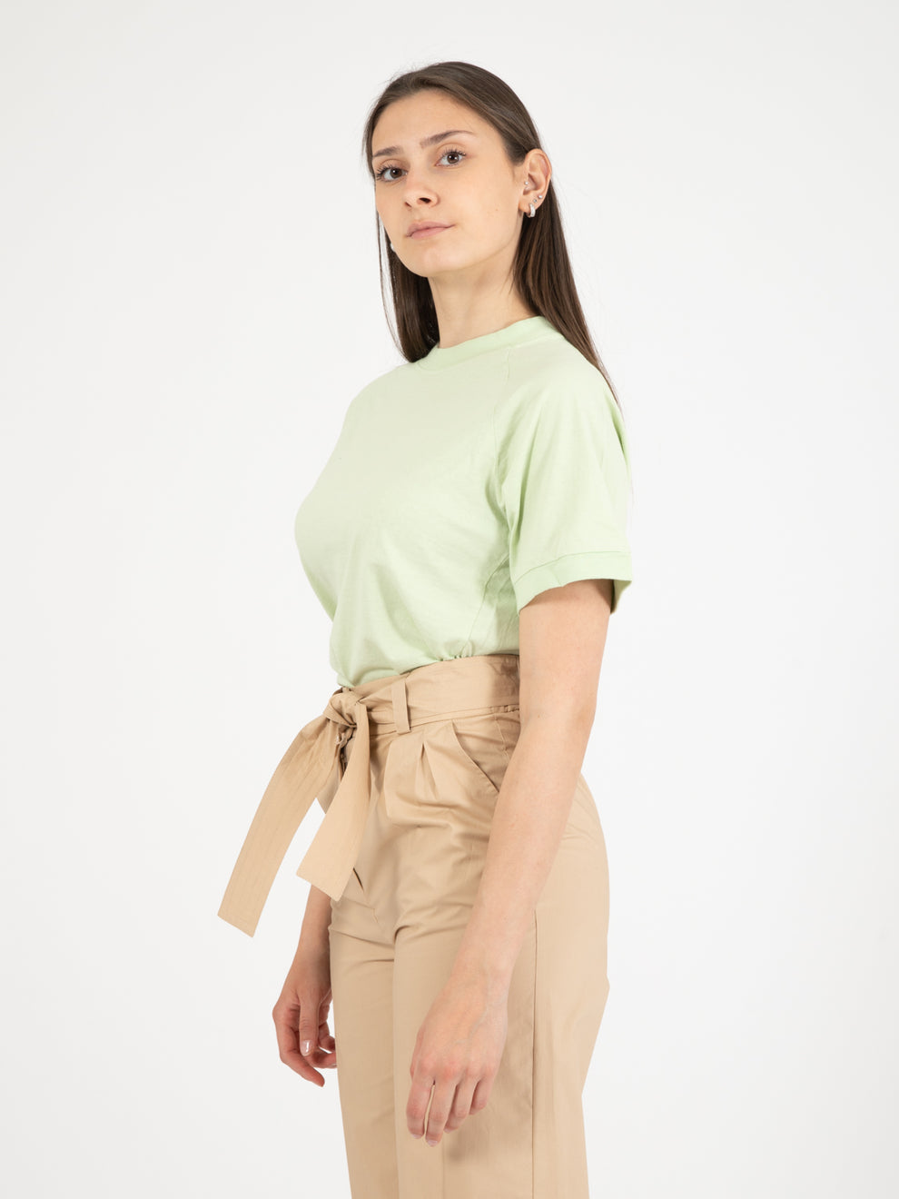 T-Shirts Milk jersey color pastel green