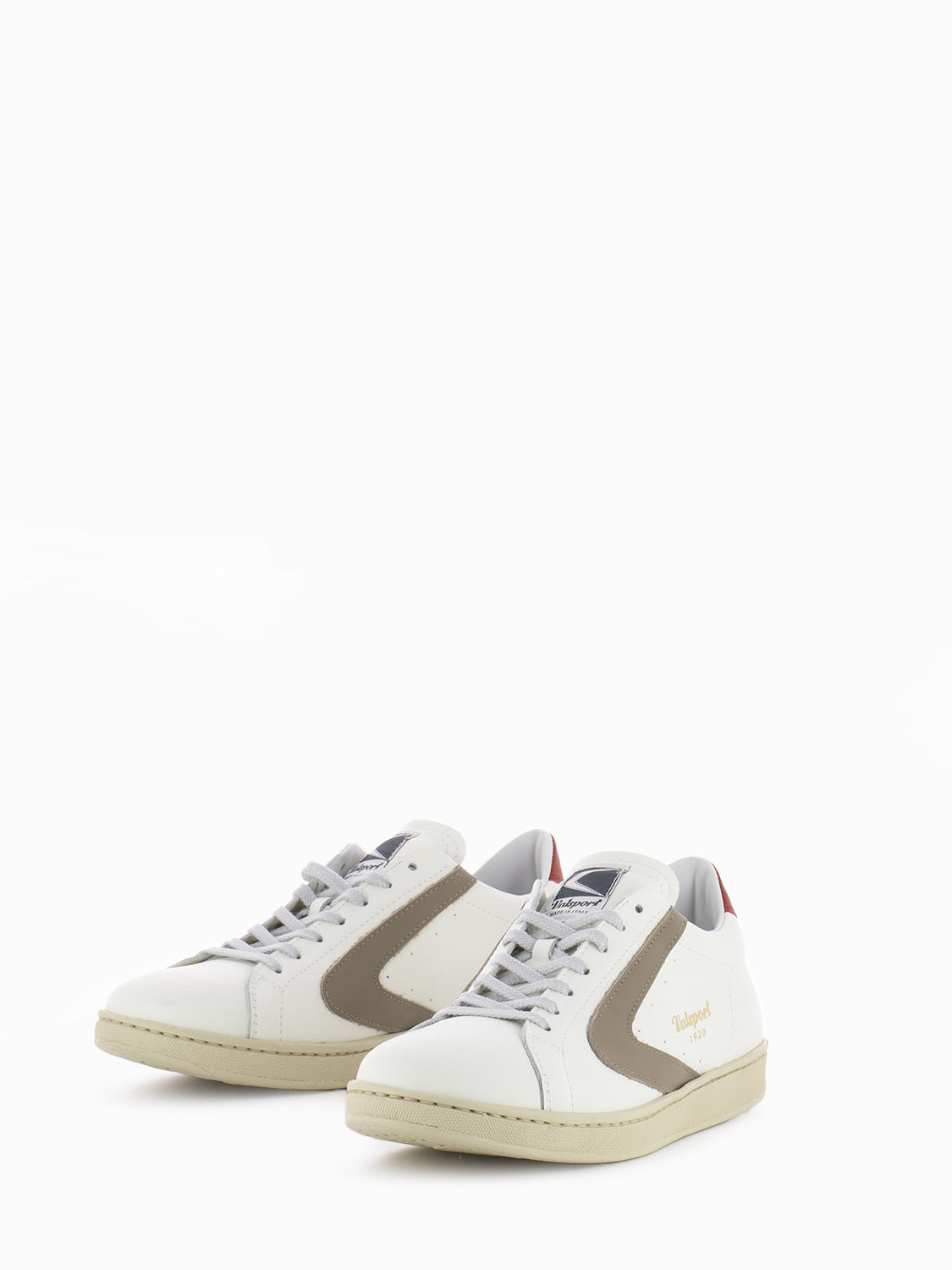 Tournament mix white / taupe / red