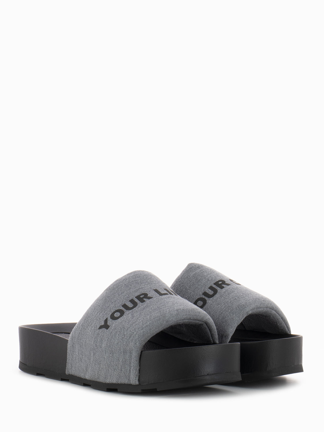 Ciabatta denim su fussbett smog