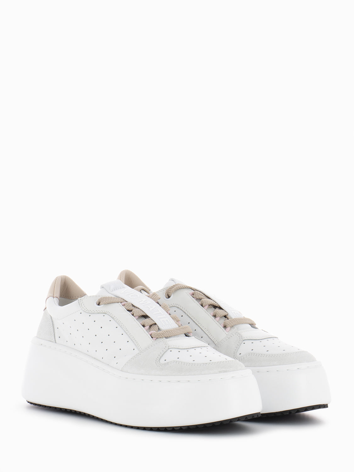 Wawe Platform white / pink sneakers