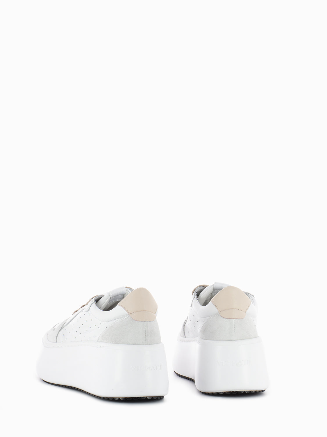 Wawe Platform white / pink sneakers