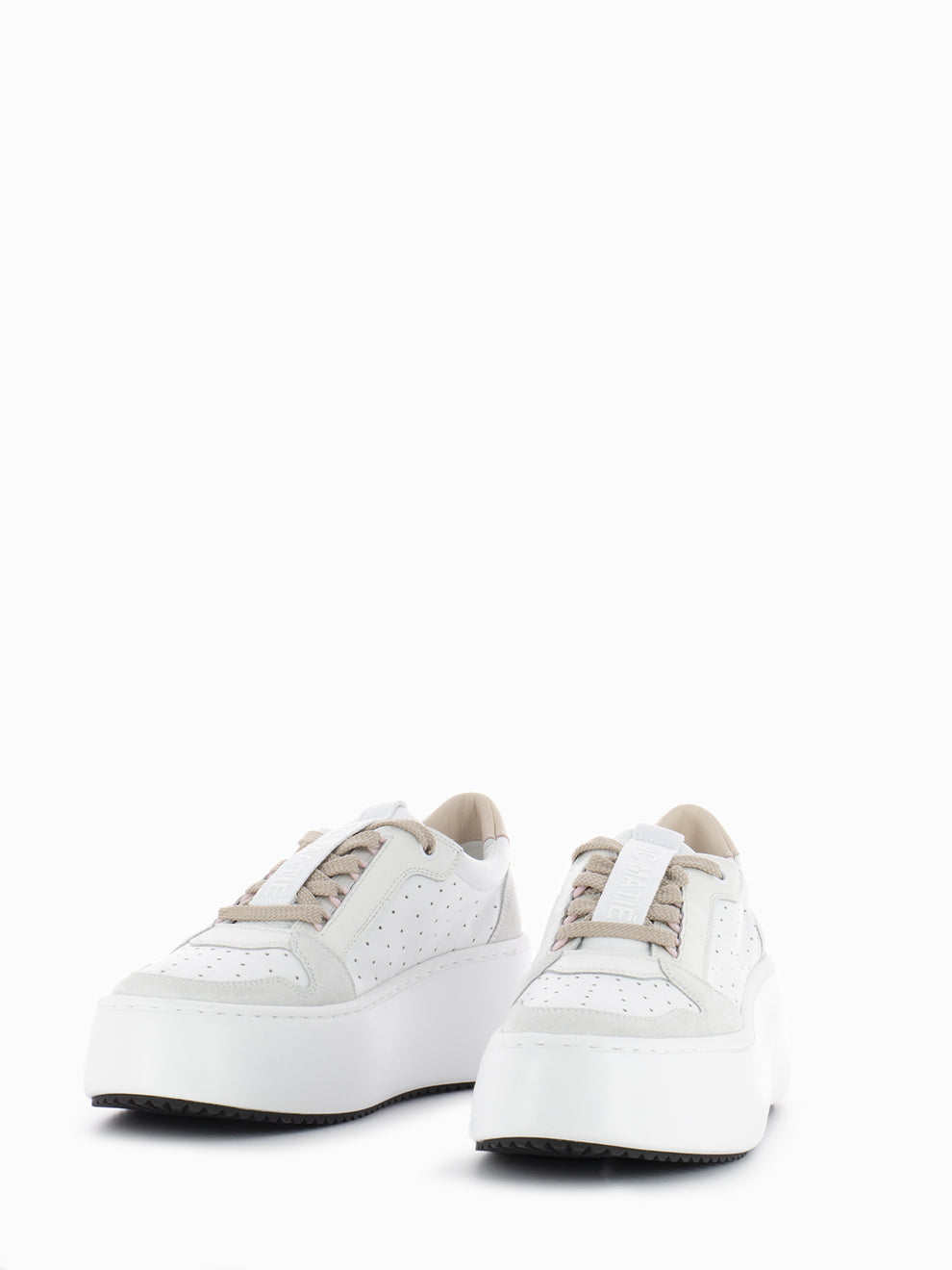Wawe Platform white / pink sneakers
