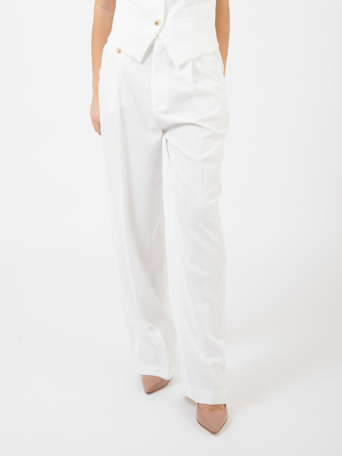 Pantalone palazzo naturale