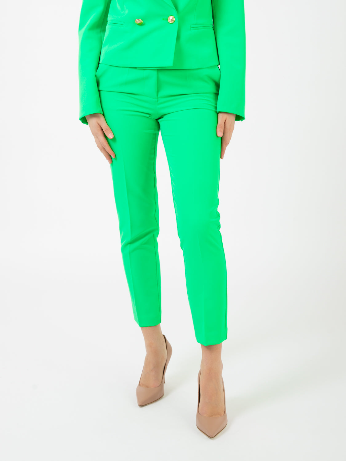 Pantaloni skinny avocado