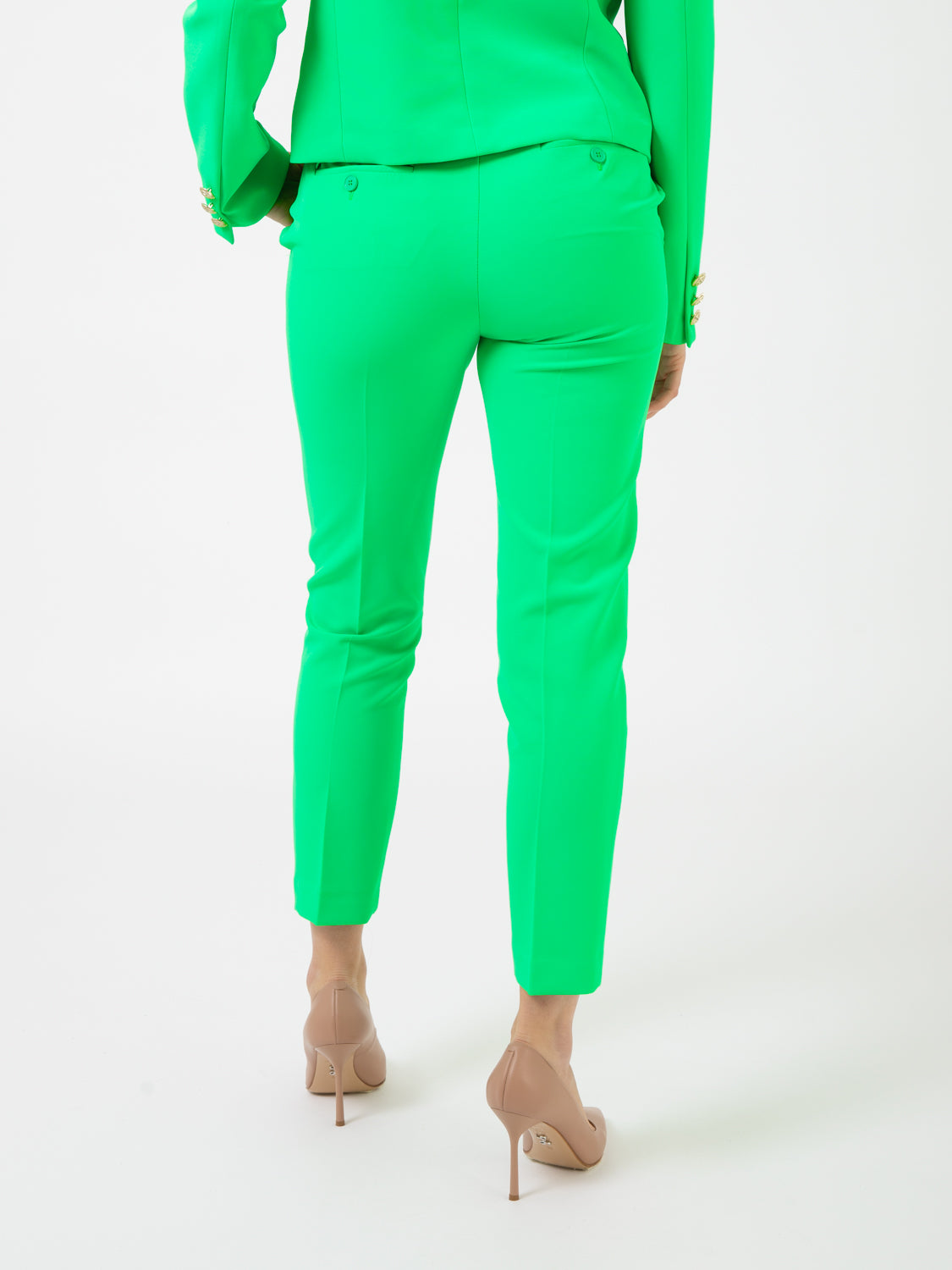 Pantaloni skinny avocado