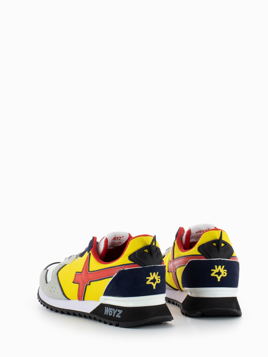 Jet-M. Suede Nylon grey yellow