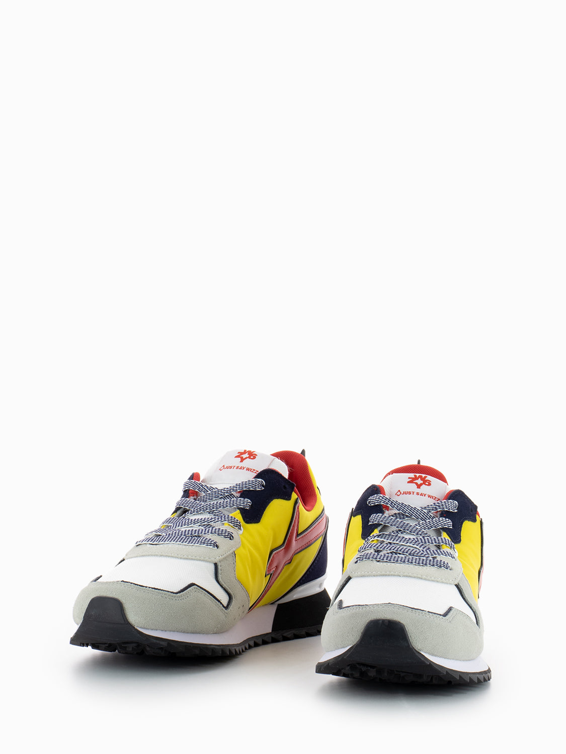 Jet-M. Suede Nylon grey yellow