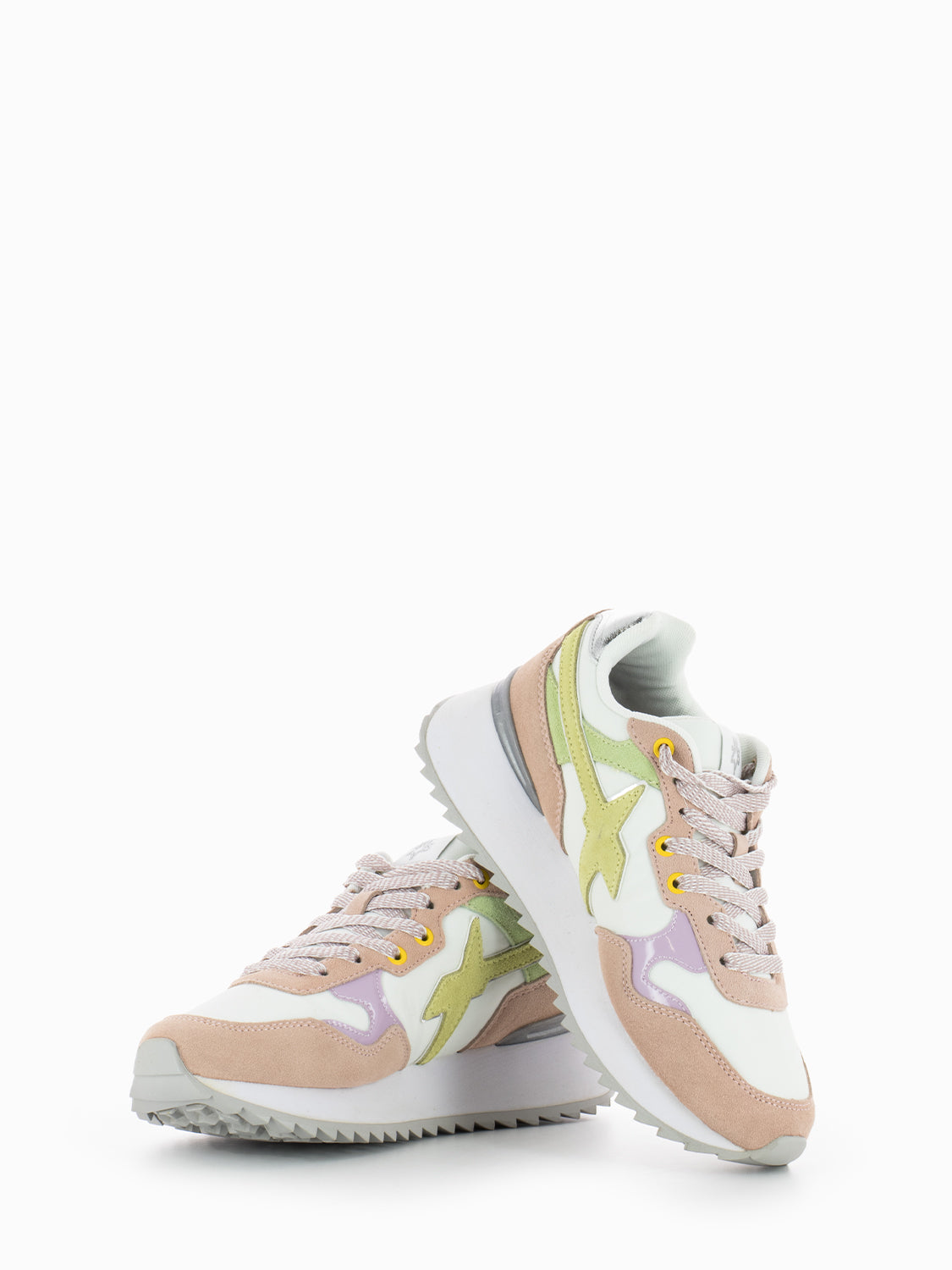 Sneakers Yak-W. pink / white / lilac