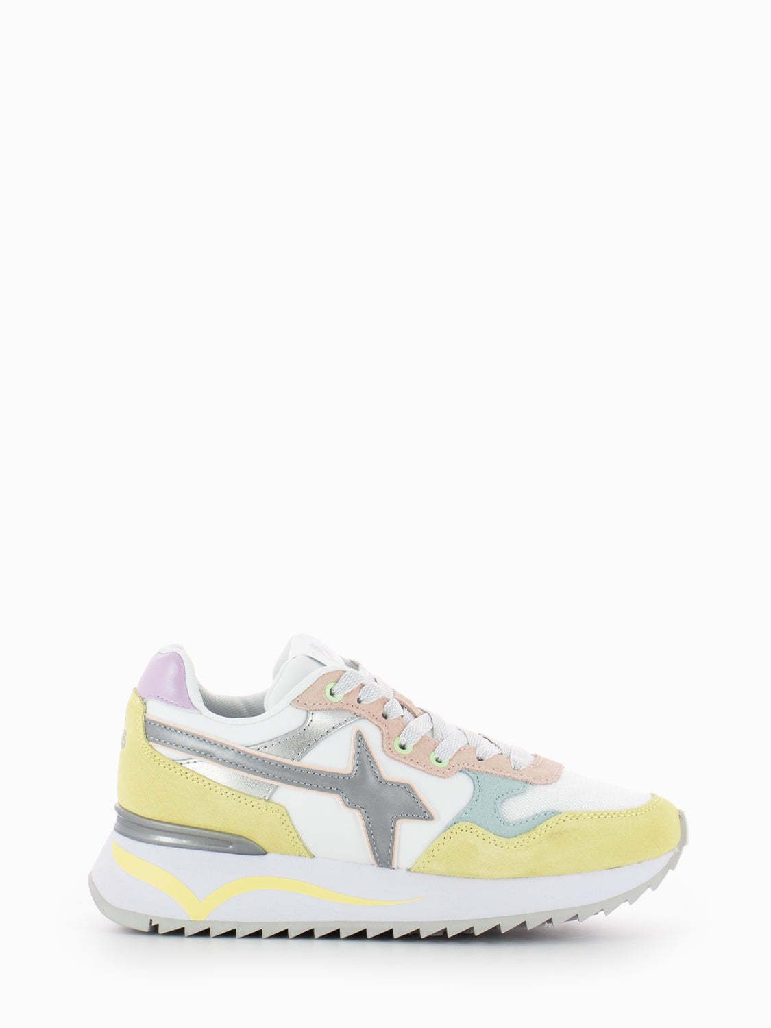 Sneakers Yak-W. straw / pink / white