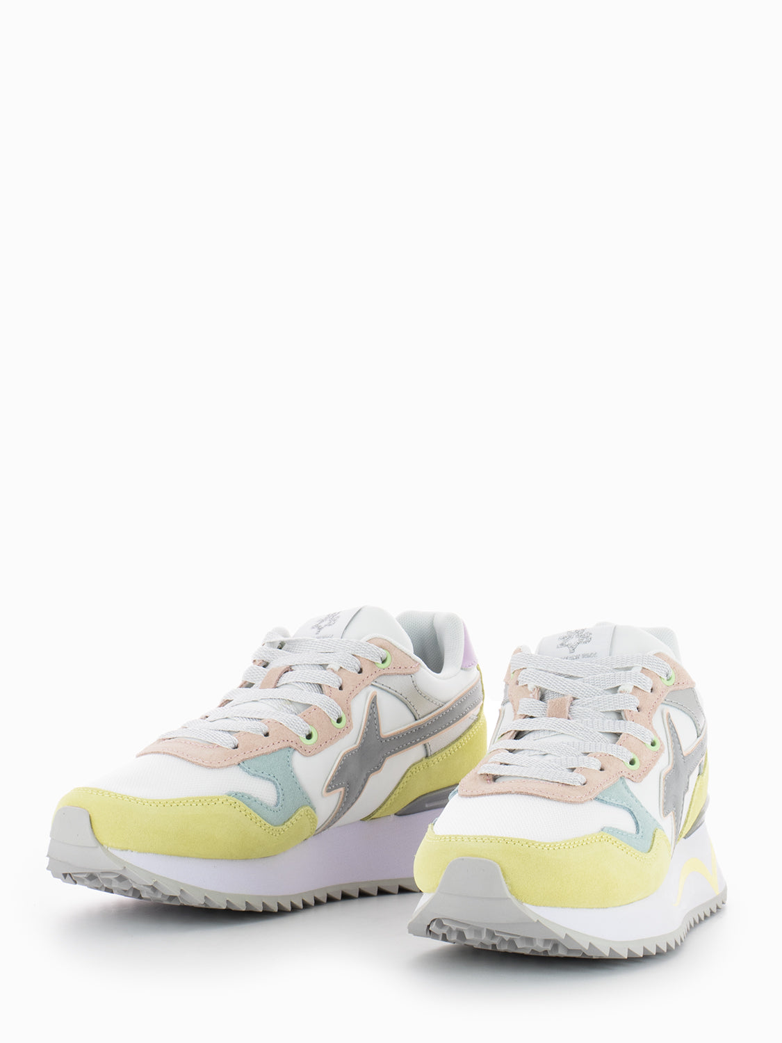 Sneakers Yak-W. straw / pink / white