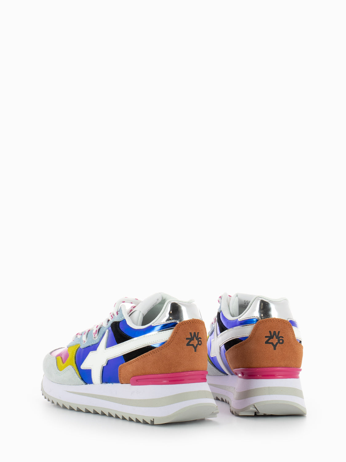 Sneakers Yak-W. Suede Nylon Metallic Stripe S green / multi