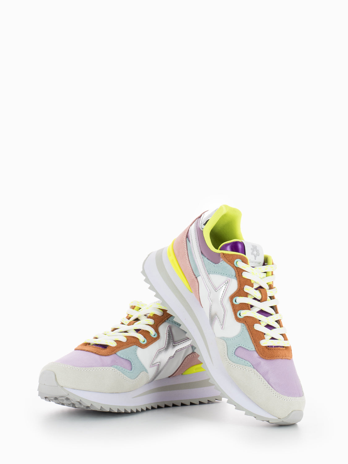 Sneakers Yak-W. white / lilac / water