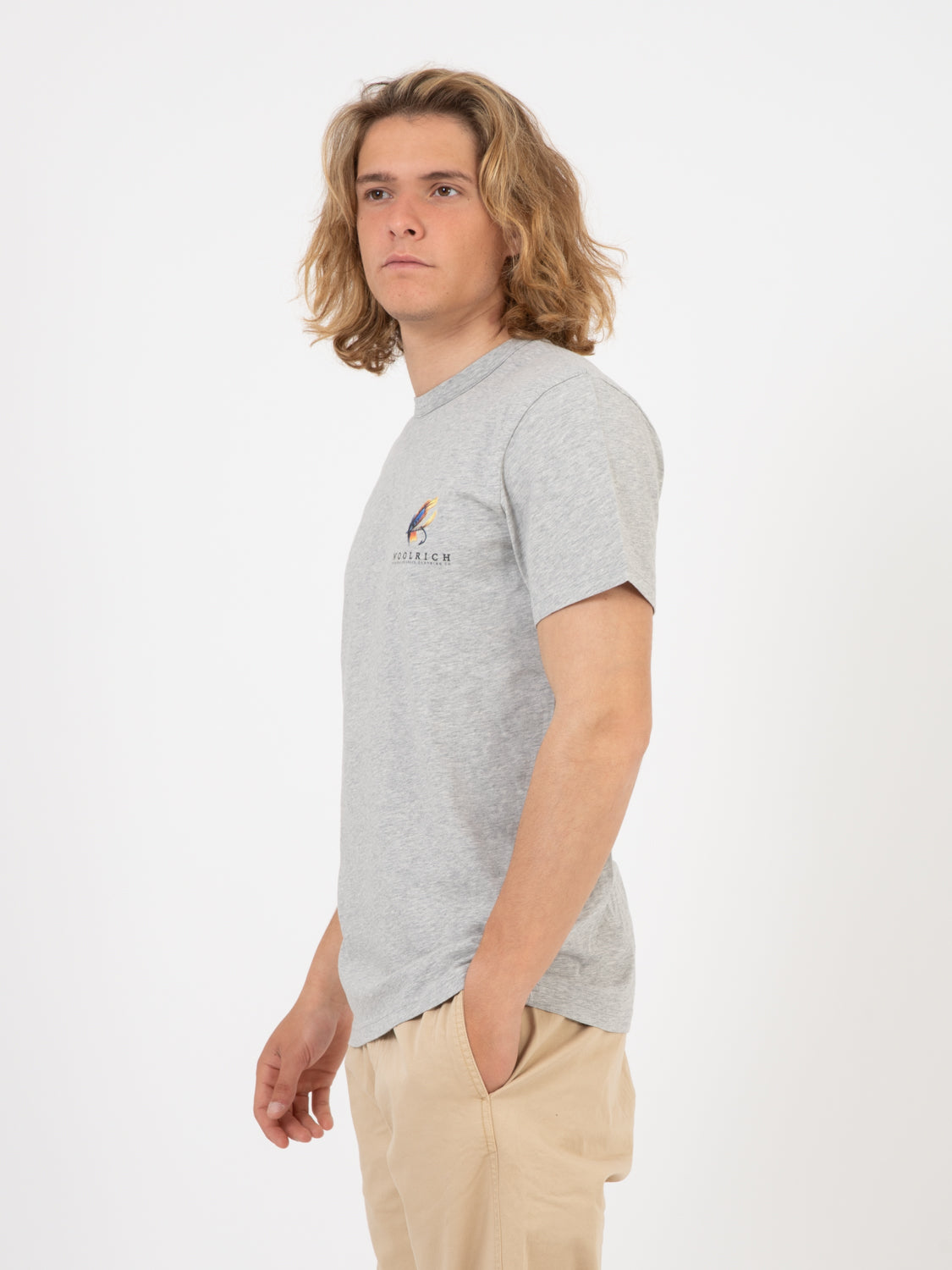 T-shirt Lakeside grey melange