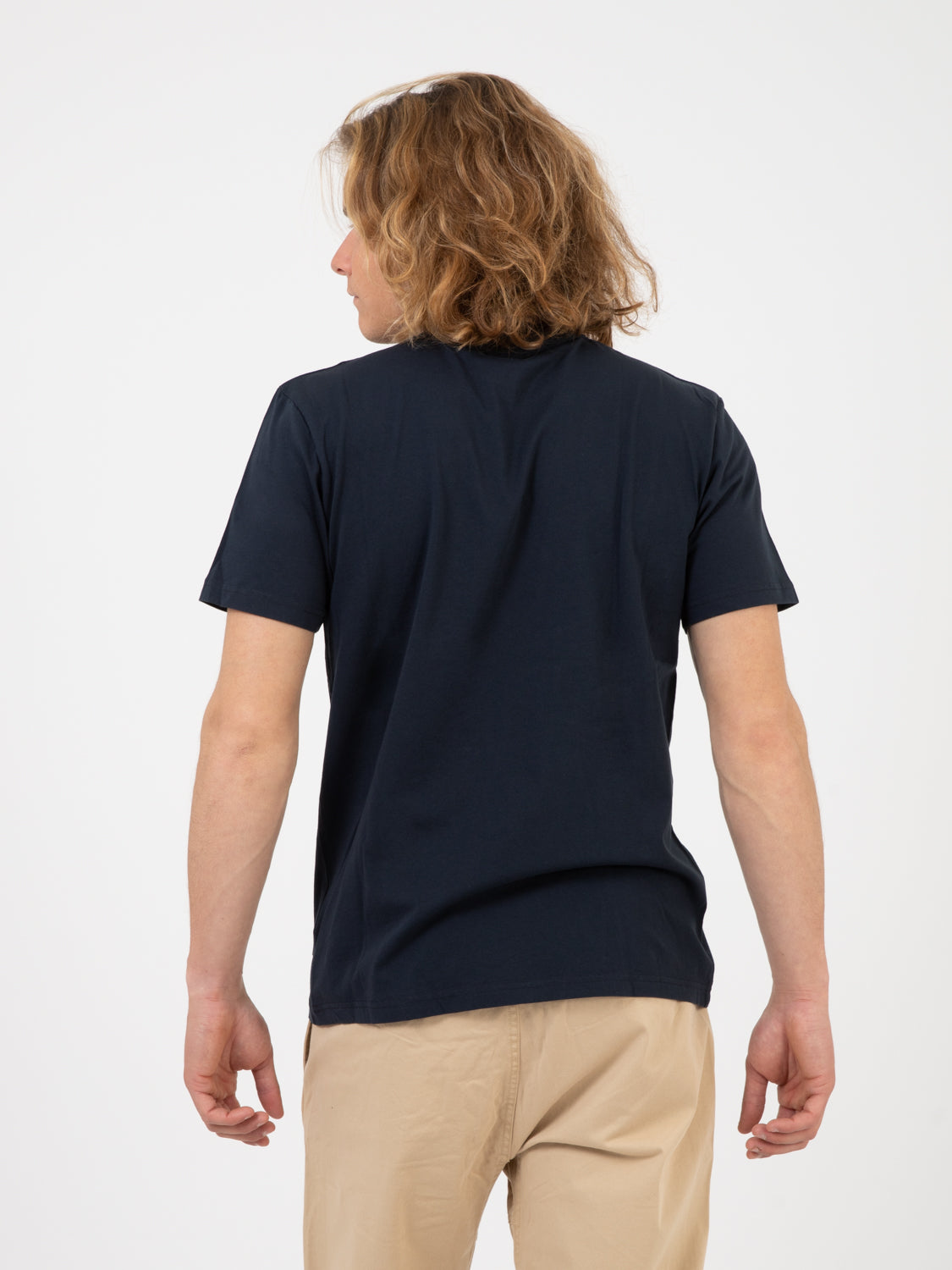 T-Shirt Painted Zavikon melton blue
