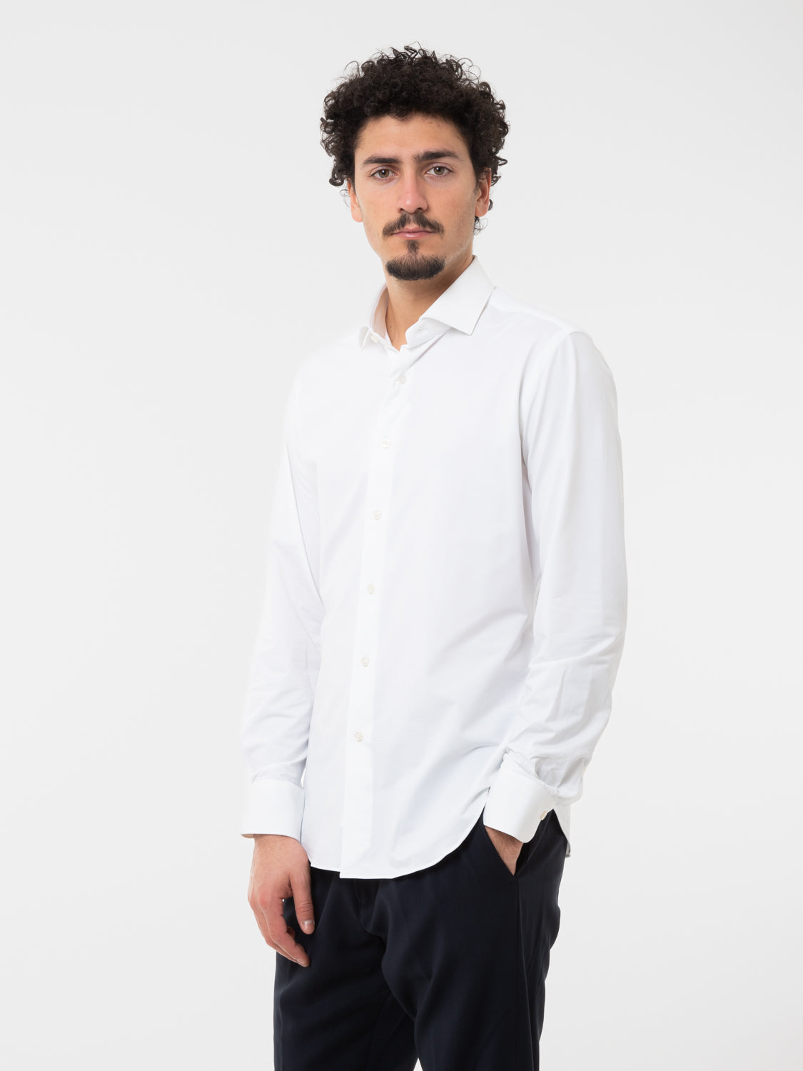 Camicia active tailor fit bianco