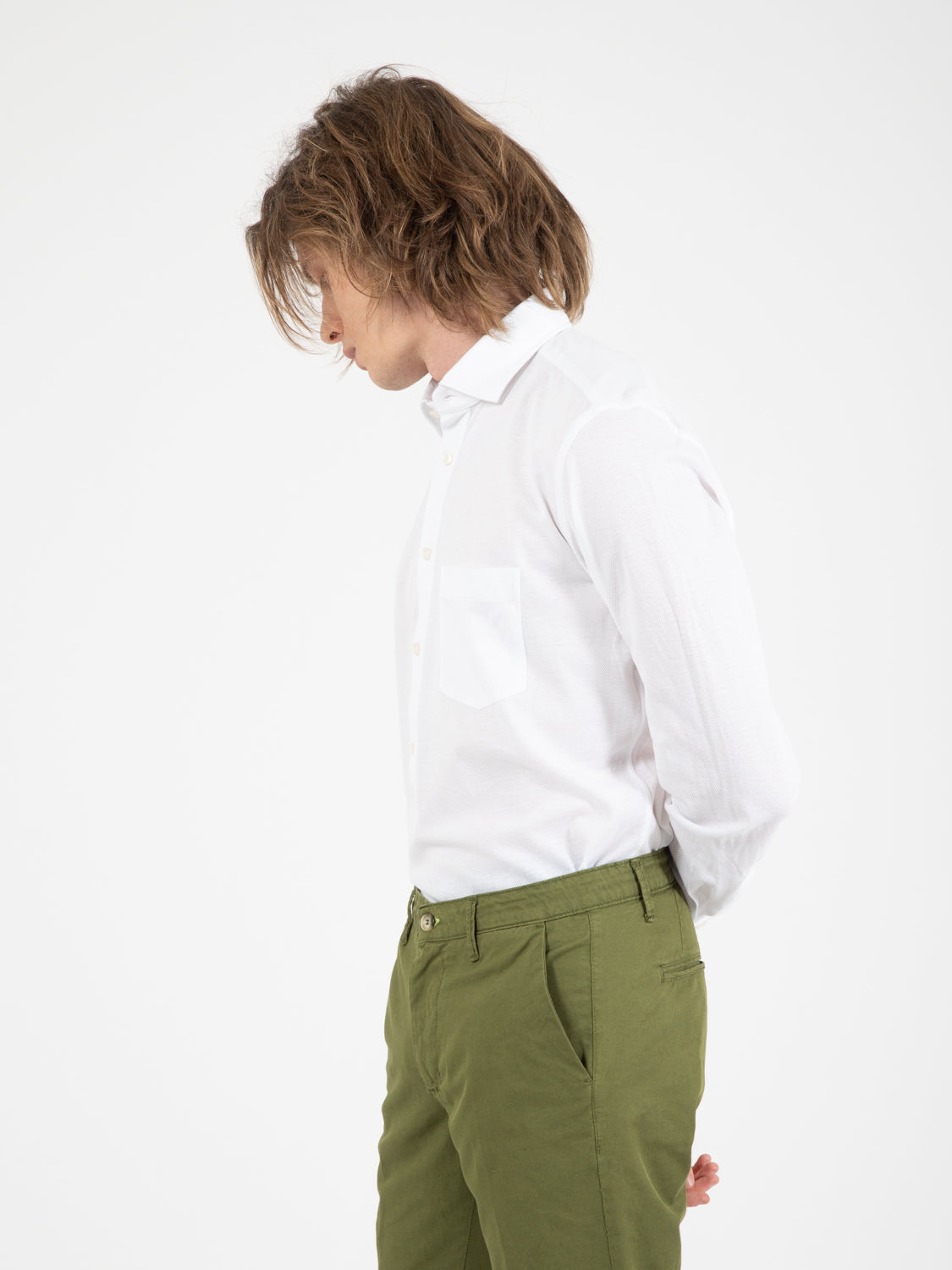 Camicia Polo bianco