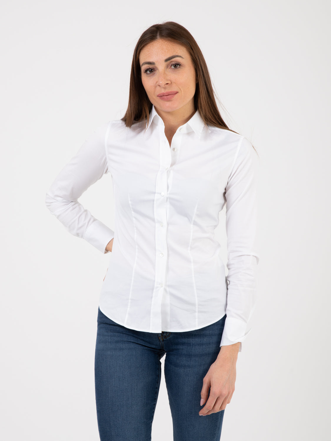 Camicia Sara Stretch bianco