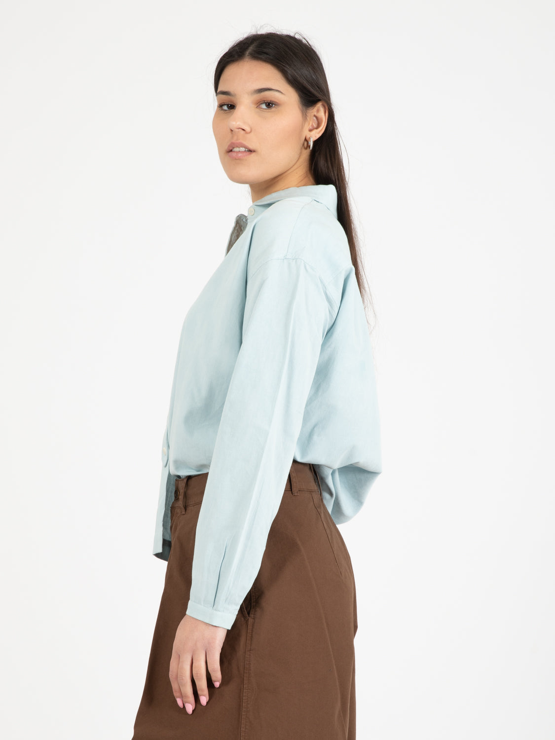 Marianne Shirt in Indigo Bleached Denim