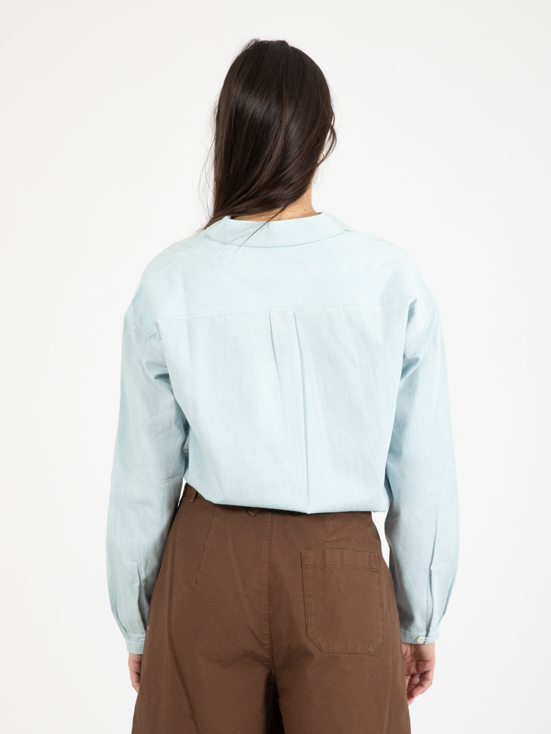 Marianne Shirt in Indigo Bleached Denim