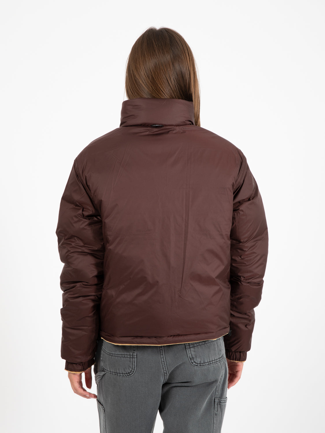 Giubbotto W92 reversible nuptse almond / brown
