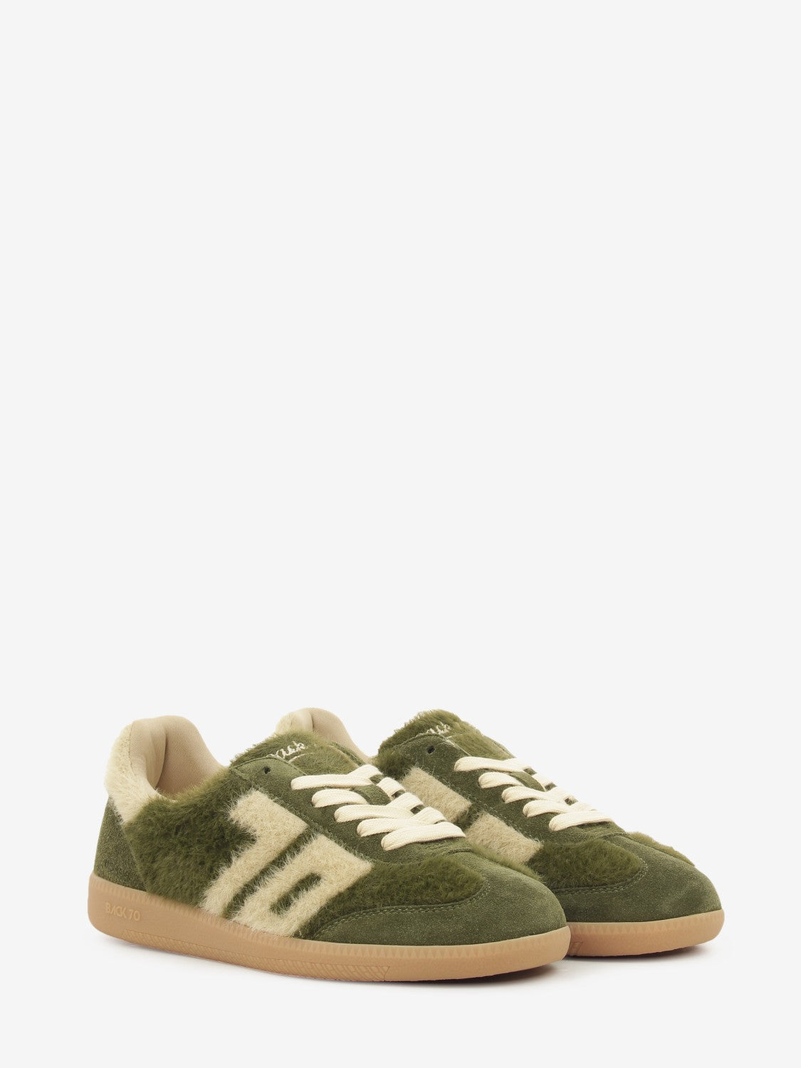 SNEAKER MOHAIR FOREST/BEIGE MOHAIR-M104_FOREST/BEIGE
