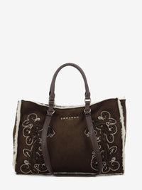 Small tote Barbara shirling dark brown