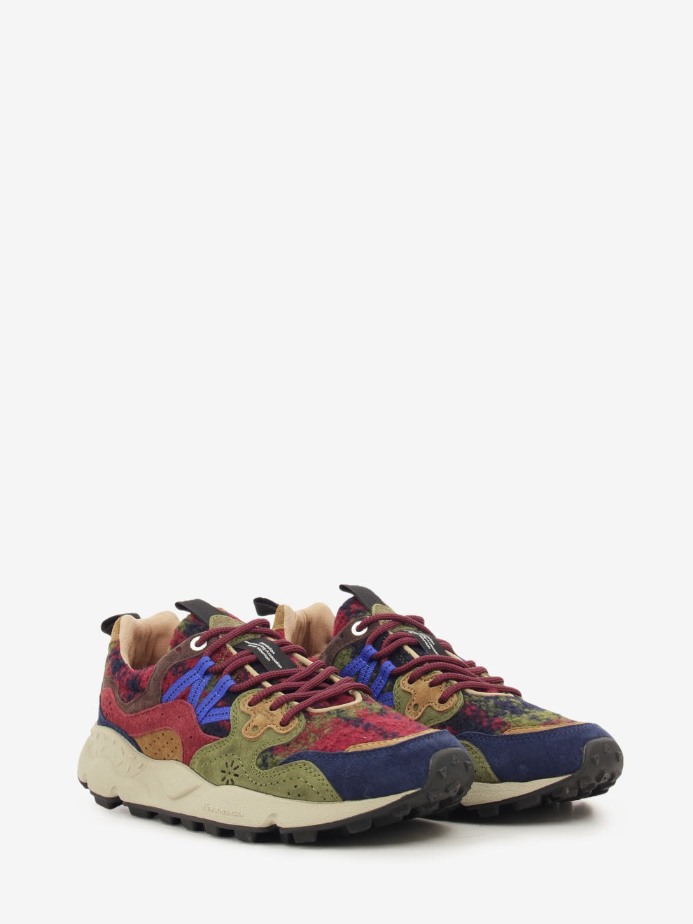 Yamano 3 suede e teddy dark grey / brown / bordeaux