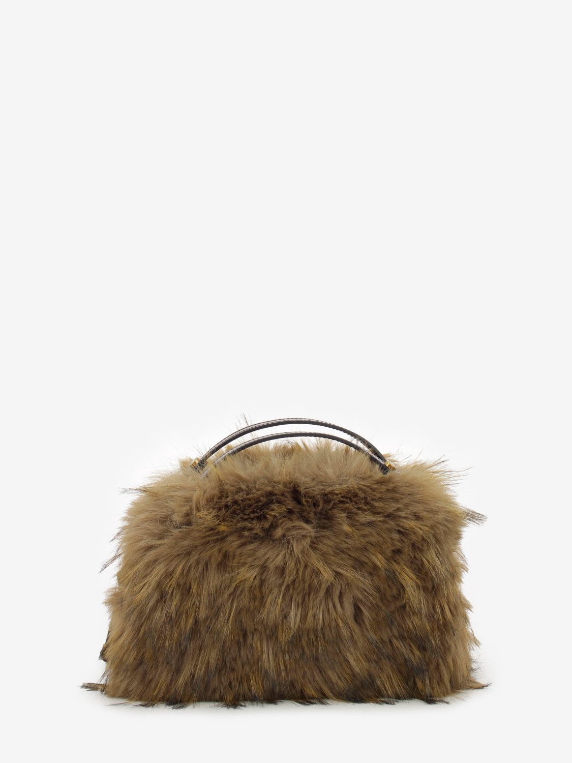 Borsa faux fur Alifa espresso